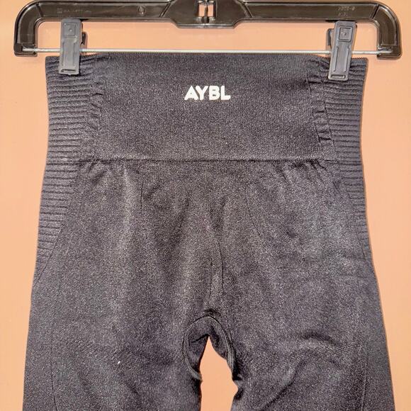AYBL Women's High Waist Full Length Leggings in Black - Size Small - Picture 4 of 10